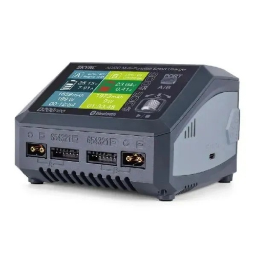 Двухпотровое зарядное устройство SkyRC D200neo (AC - 200Вт, DC - 2х400Вт) Оригинал фото 6