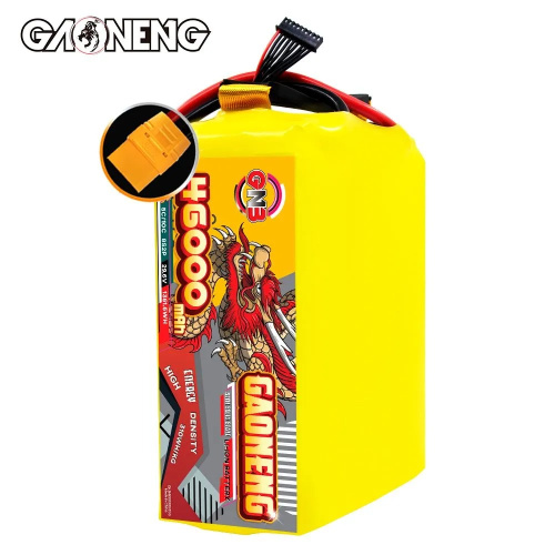Аккумулятор Li-po Gaoneng GNB Semi Solid State Li-ion Battery 310WH/kg 46000mah 8S2P 29.6V 5C 1361.6WH 158*78*202mm XT90 фото 2