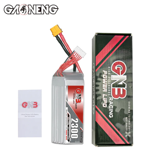 Аккумулятор LiPo GAONENG GNB 2300mAh 6S1P 22.2V 60C 110х34х48mm XT90S фото 5