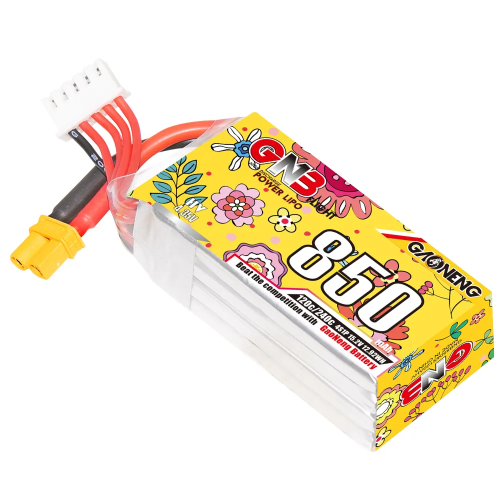 Аккумулятор LiPo GAONENG GNB LiHV 850mAh 4S 15.2V 120C XT30 фото 4