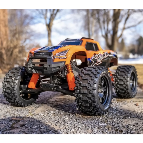 Колеса в сборе (2шт) Louise RC MFT X-UPHILL для автомоделей Traxxas X-Maxx 1/5, черные диски, HEX: 24мм фото 3