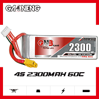 Аккумулятор LiPo GAONENG GNB 2300mAh 4S1P 14.8V 60C 108х34х33mm XT60
