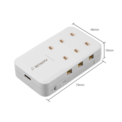 Зарядное устройство BetaFPV 6-ти портовое для зарядки 1s Lipo аккумуляторов с разъемами BT2.0 и PH2.0 фото 3