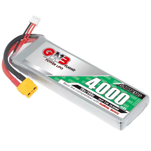 Аккумулятор Li-po Gaoneng GNB 4000mah 2S1P 7.4V 70C 14x43x135mm XT60 фото 3