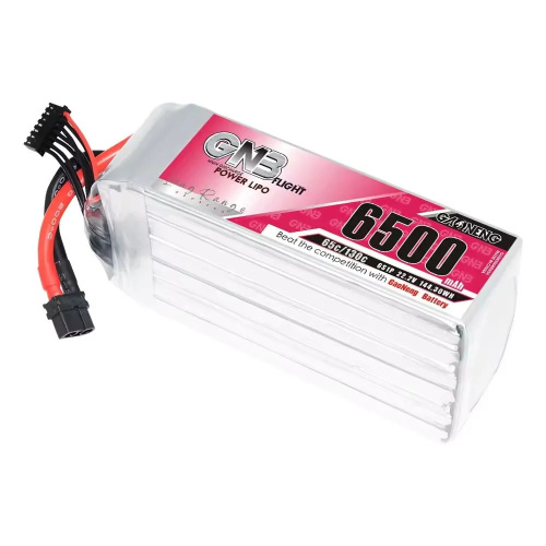 Аккумулятор Li-po Gaoneng GNB 6500mah 6S1P 22.2V 65C 68x44x142mm XT60 фото 3