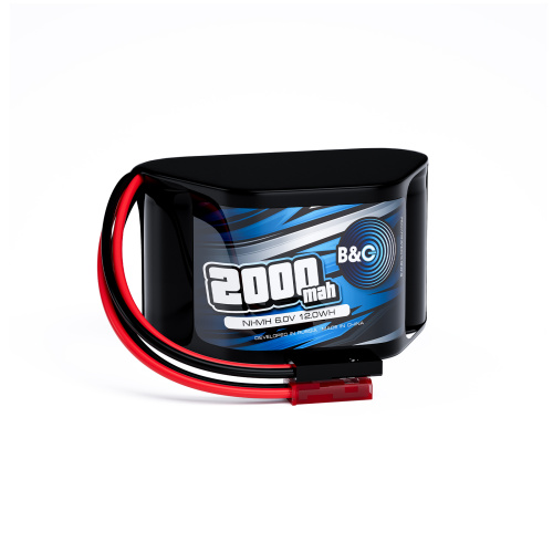 Аккумулятор NiMH B&C 5-Cells 2000 MAH 6.0V , JST + Futaba