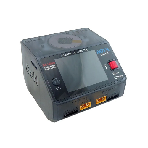 Зарядное устройство HOTA D6 ULTRA Dual AC/DC 300W / 650W 15A 1-6S LiPo фото 4