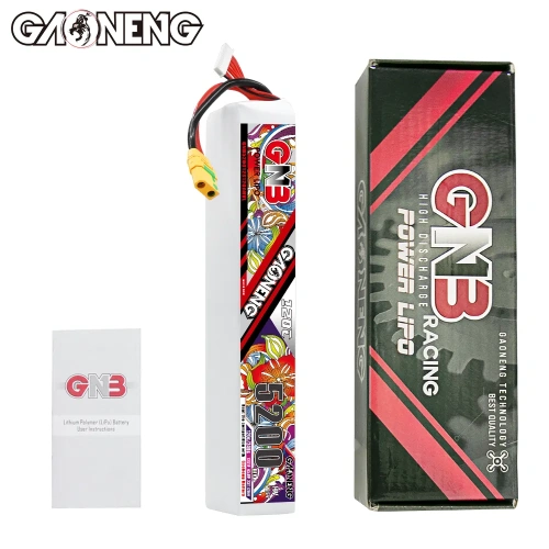 Аккумулятор LiPo GAONENG GNB 5200mAh 12S1P 45.6V 120C 280х50х56mm XT90S фото 5