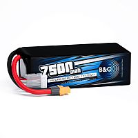 Аккумулятор Lipo B&C 7500 MAH 22.8v (6s HV), 120С, XT60, Softcase