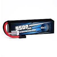 Аккумулятор Li-po B&C 9500 MAH 14.8V (4s) 100C, TRX, Soft case