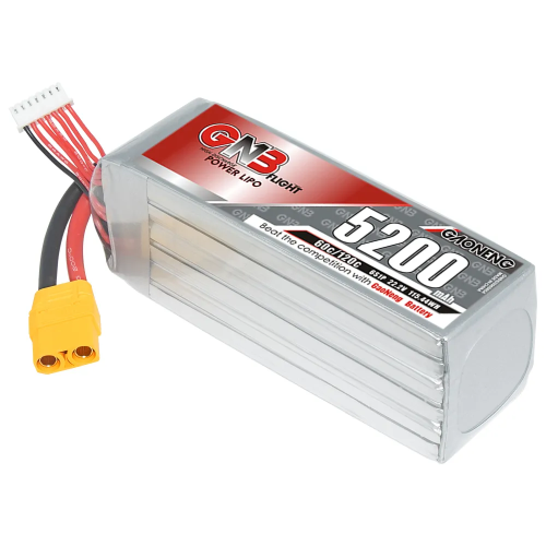 Аккумулятор LiPo GAONENG GNB 5200mAh 6S1P 22.2V 60C 139х44х56mm XT90S фото 4
