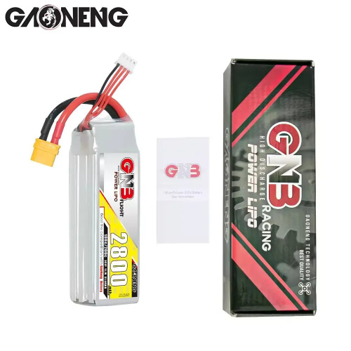 Аккумулятор Li-po Gaoneng GNB 2800mah 3S1P 11.1V 100C 29x34x107mm XT60 фото 5