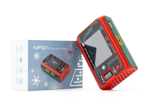 Зарядное устройство (З/У) ToolkitRC M6D для RC-FPV Эксклюзивная версия XMas цвет (Оригинал) фото 7