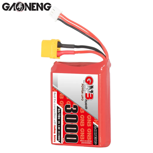 Аккумулятор LiPo GAONENG GNB 3000mAh 2S 7.4V 5C XT60 for Radiomaster TX12 фото 2