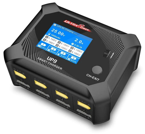 4х-канальное Зарядное устройство UltraPower UP9 AC100W/DC200W для Rc-FPV