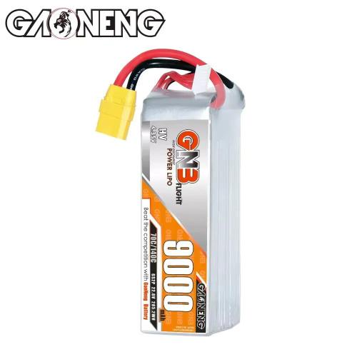 Аккумулятор Li-po Gaoneng GNB 9000mah 6S2P 22.8V HV 70C 71x44x145mm XT60 фото 2