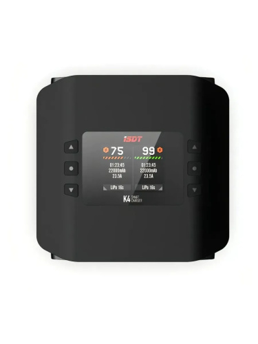 Зарядное устройство ISDT K4 Lipo 1-8S AC 400 Вт DC 600Wx2 для RC-FPV фото 2