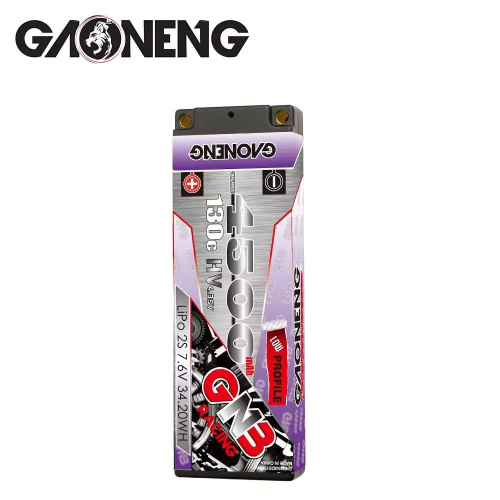 Аккумулятор Li-po Gaoneng GNB 4500MAH 7.6V 2S1P 130C LCG, 18.5x47x139mm фото 3