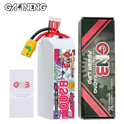 Аккумулятор LiPo GAONENG GNB 8200mAh HV 8S 30.4V 80C XT90S фото 5