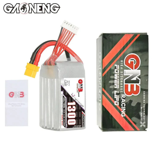 Аккумулятор Li-po Gaoneng GNB 1300mah 6S1P 22.8V HV 50C 36x34x75mm фото 5