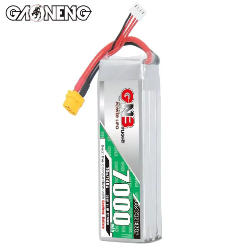 Аккумулятор Li-po Gaoneng GNB 7000mah 3S1P 11.1V 70C 33x44x137mm XT60 фото 2