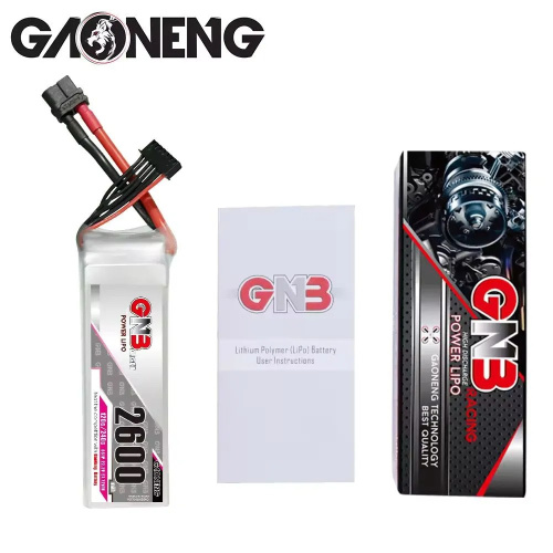 Аккумулятор Li-po Gaoneng GNB 2600mah 6S1P 22.2V 120C 60x35x111mm XT60 фото 5