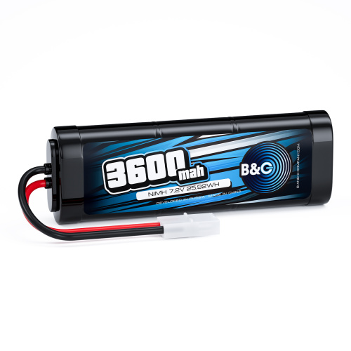 Аккумулятор NiMH B&C 6-Cells 3600 MAH 7.2V , Tamiya