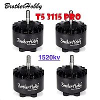 BrotherHobby Tornado T5 3115 Pro 1520kv мотор/двигатель для дрона, для FPV квадрокоптера (4шт)