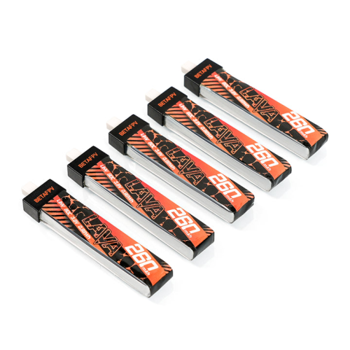 Аккумуляторы Li-po BetaFPV LAVA 280mAh 1S 3.8V HV 80C BT2.0 (Набор 5 штук) фото 2
