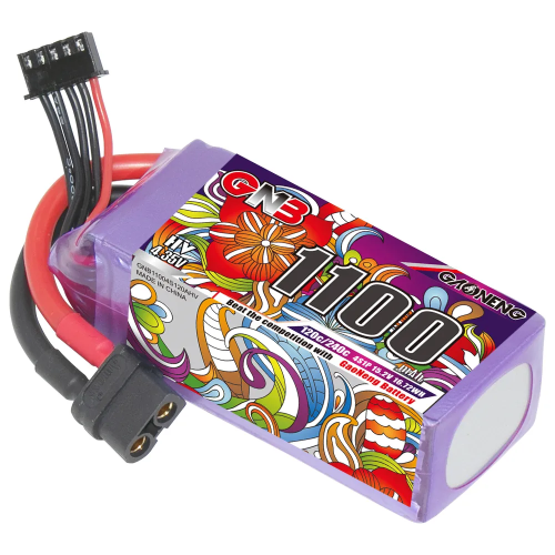 Аккумулятор LiPo GAONENG GNB LiHV 1100mAh 4S 15.2V 120C XT60 фото 5