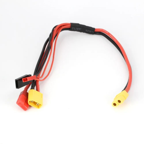 Кабель-переходник для зарядных устройств c XT60 на : T-plug, JST, Futaba, XT60