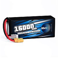 Аккумулятор Lipo B&C 16000 MAH 23.1V (6sHV) 120C, XT90S, Soft case