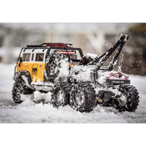 Колеса в сборе (2шт) Louise RC CR-ROWDY 2.2 SUPER SOFT для автомоделей краулер-трофи 1/10-1/8 масштаба, черные диски, HEX: 12мм фото 5