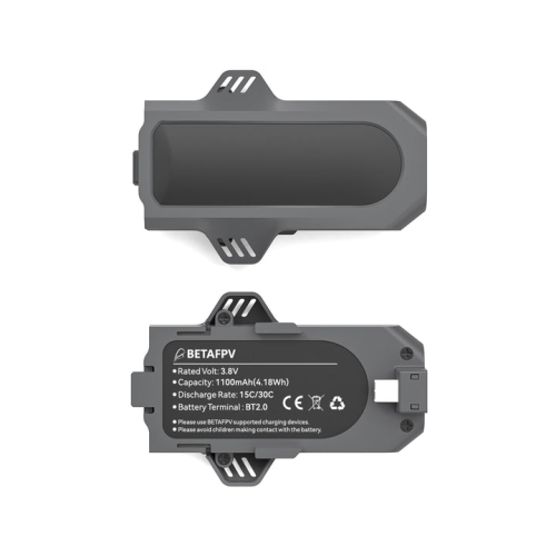 Аккумулятор BETAFPV для Aquila16 LiHV 1S 3.8V 1100mAh 60C BT2.0 (Комплект 2 шт.) фото 2