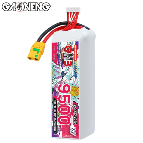 Аккумулятор LiPo GAONENG GNB 9500mAh HV 8S 30.4V 80C XT90S фото 3